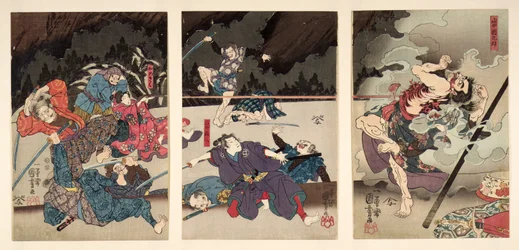 La morte di Yamanaka Dankuro, trittico